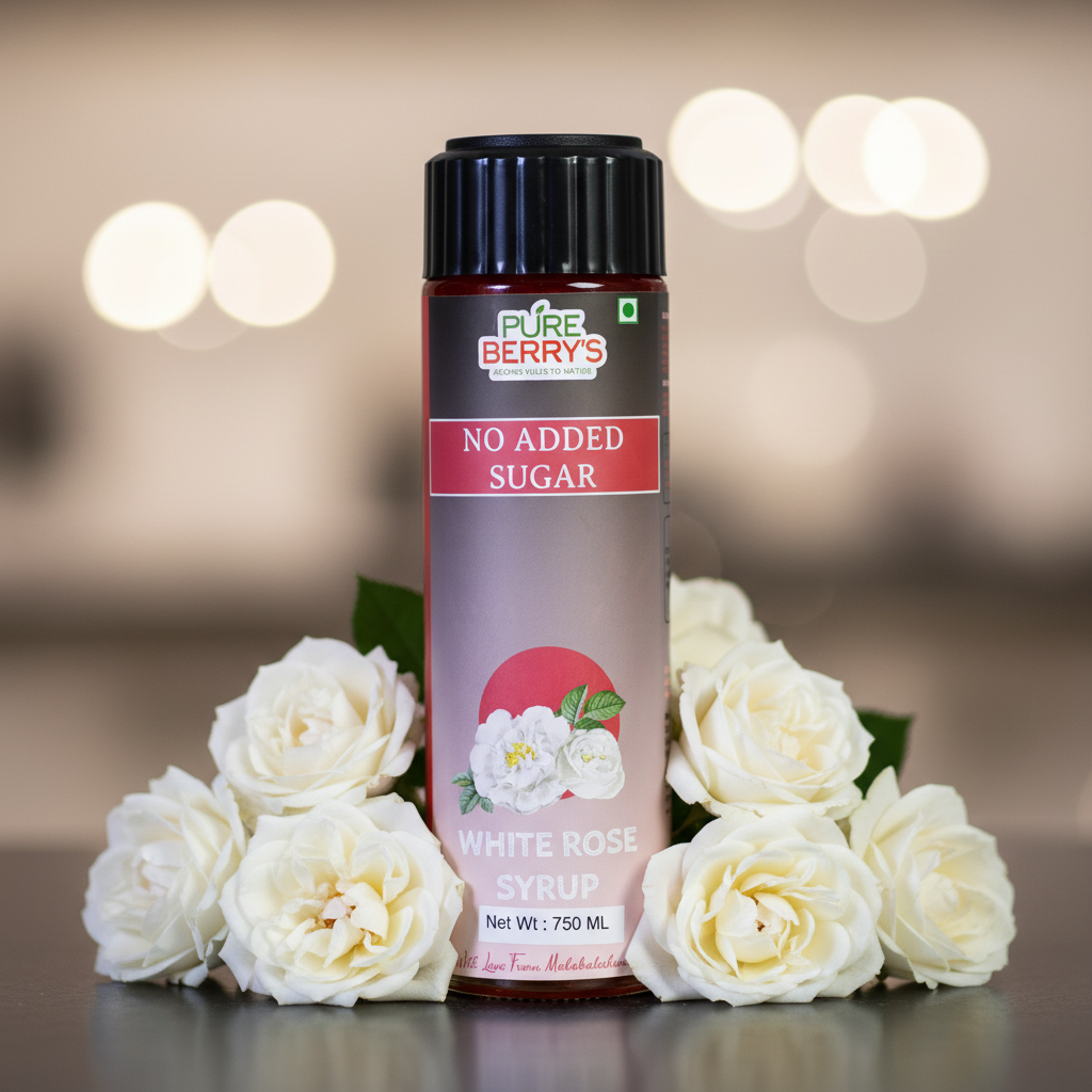 White Rose Syrup (Sugar Free) 750ml